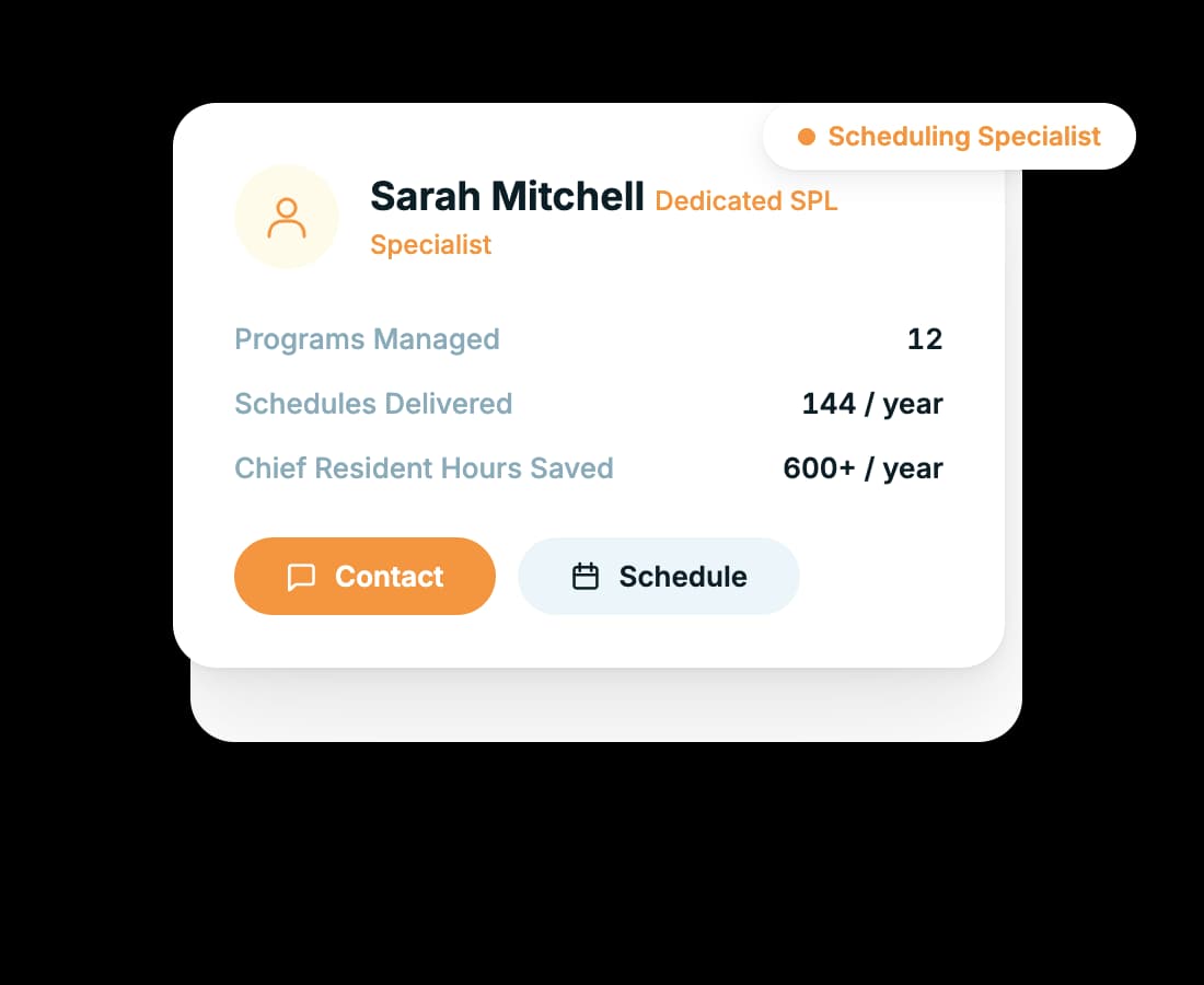 Review Schedules Instead of Building Them